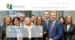 Desktop Screenshot of muelheim-business.de