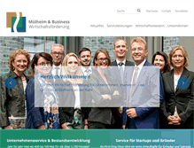 Tablet Screenshot of muelheim-business.de
